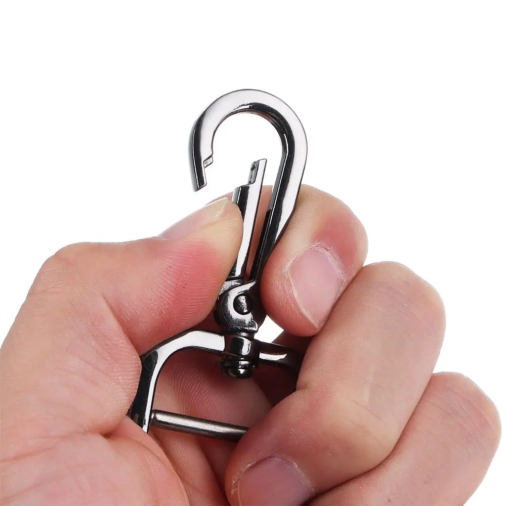 1pc DIY Metal Detachable Snap Hook Trigger Clips Buckles for for Leather Craft Bag Strap Buckles Handle Shoulder Webbing