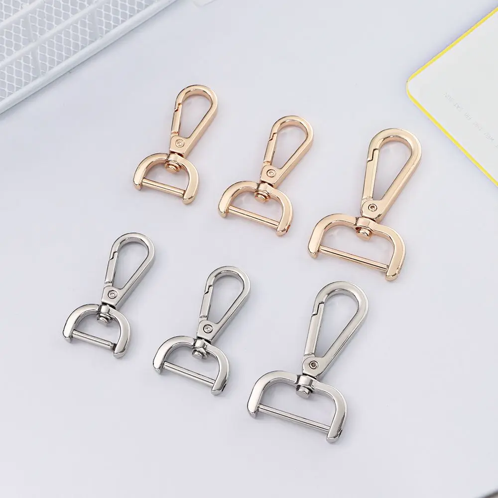 1pc DIY Metal Detachable Snap Hook Trigger Clips Buckles for for Leather Craft Bag Strap Buckles Handle Shoulder Webbing