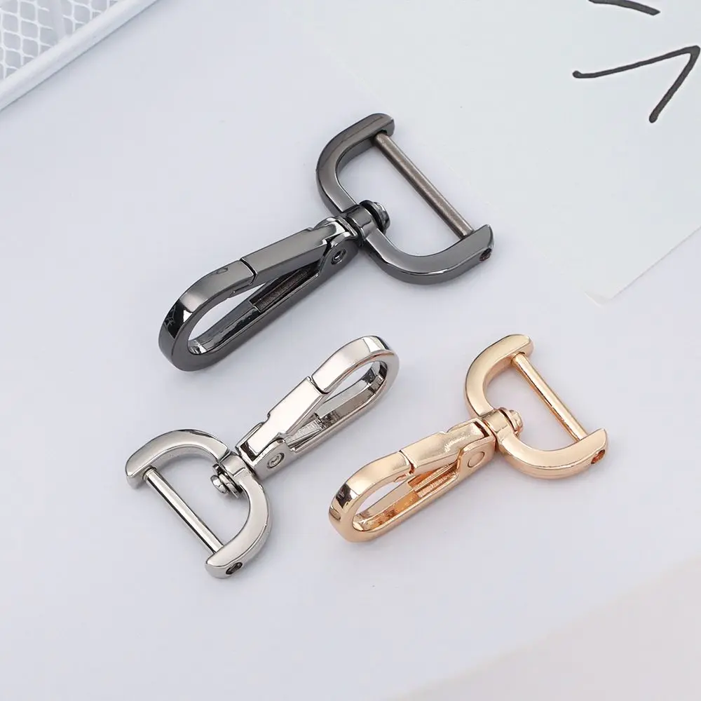1pc DIY Metal Detachable Snap Hook Trigger Clips Buckles for for Leather Craft Bag Strap Buckles Handle Shoulder Webbing