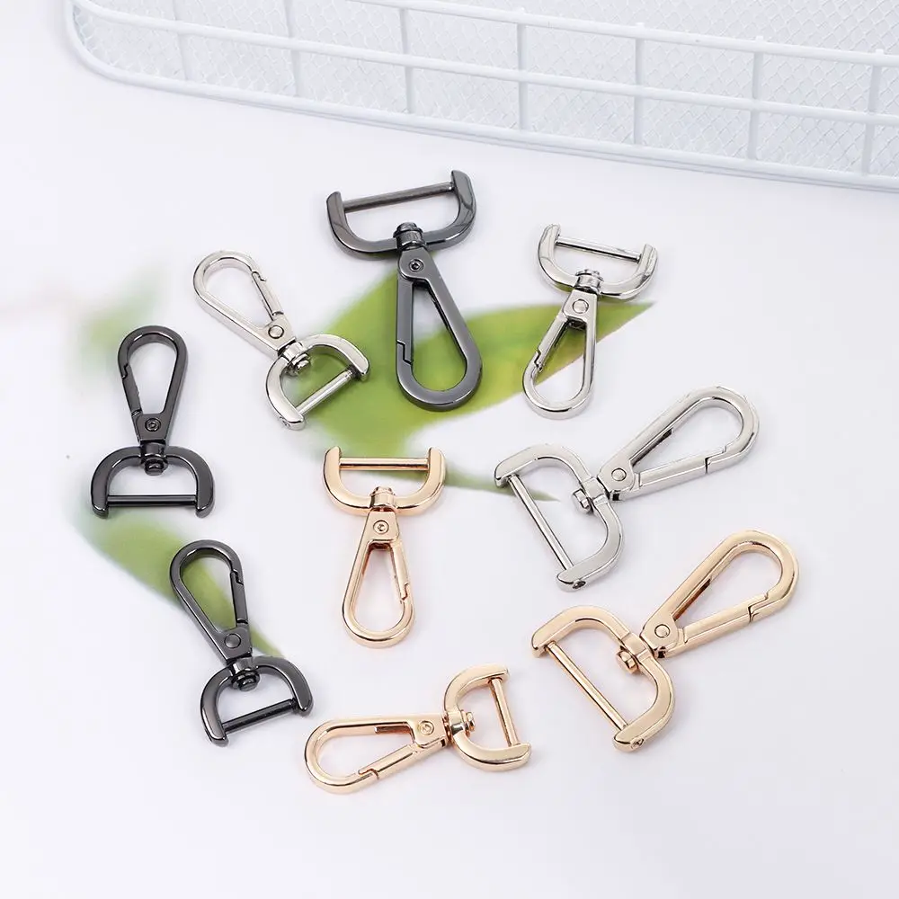1pc DIY Metal Detachable Snap Hook Trigger Clips Buckles for for Leather Craft Bag Strap Buckles Handle Shoulder Webbing