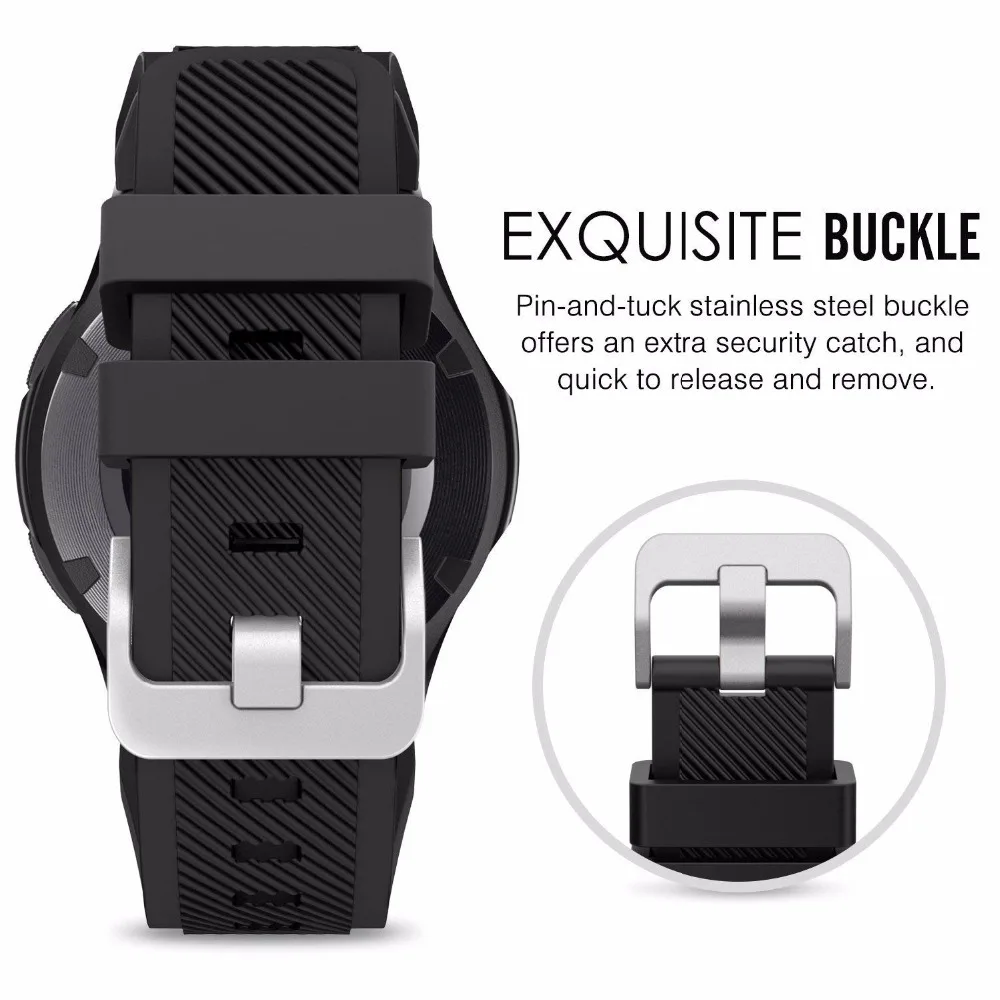 20MM 22MM Silicone Strap for Samsung Galaxy Watch 4 5 6 7 44mm 40mm 5 Pro Classic 42 46mm 43 47mm Band Active 2 Gear S3 Bracelet