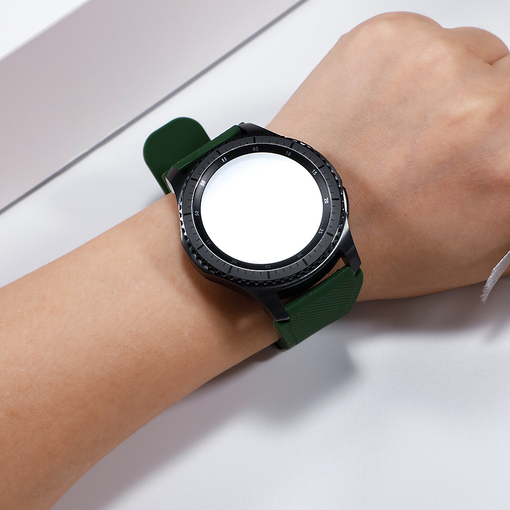 20MM 22MM Silicone Strap for Samsung Galaxy Watch 4 5 6 7 44mm 40mm 5 Pro Classic 42 46mm 43 47mm Band Active 2 Gear S3 Bracelet