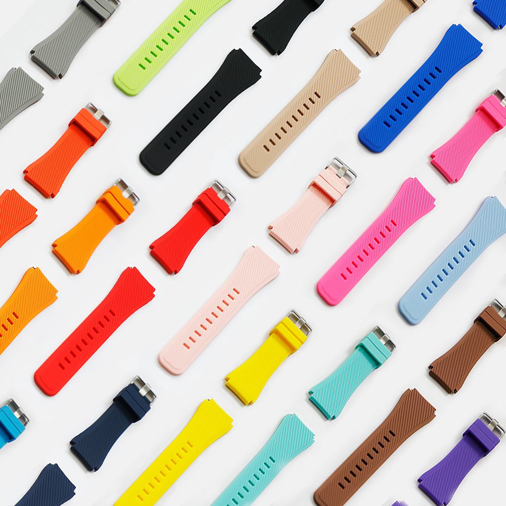 20MM 22MM Silicone Strap for Samsung Galaxy Watch 4 5 6 7 44mm 40mm 5 Pro Classic 42 46mm 43 47mm Band Active 2 Gear S3 Bracelet