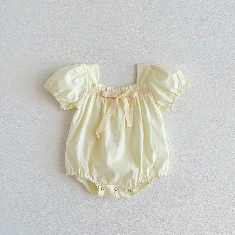 Baby Clothing Summer Newborn Clothing Floral Romper TGie Jumpsuits Short Sleeve Sunsuits 0-2Y Infant Rompers