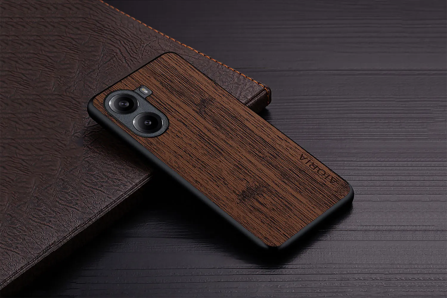 Case for Poco X6 Pro X7 Pro Poco M6 Pro Coque Bamboo Wood Pattern Leather Phone Cover Luxury Funda for Xiaomi Poco X6 Pro Case