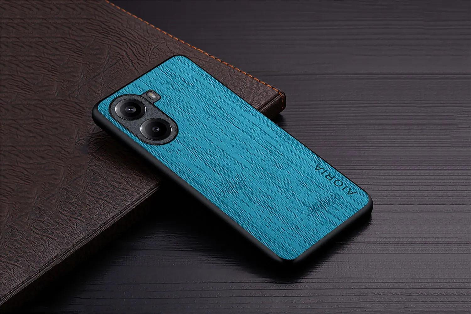 Case for Poco X6 Pro X7 Pro Poco M6 Pro Coque Bamboo Wood Pattern Leather Phone Cover Luxury Funda for Xiaomi Poco X6 Pro Case