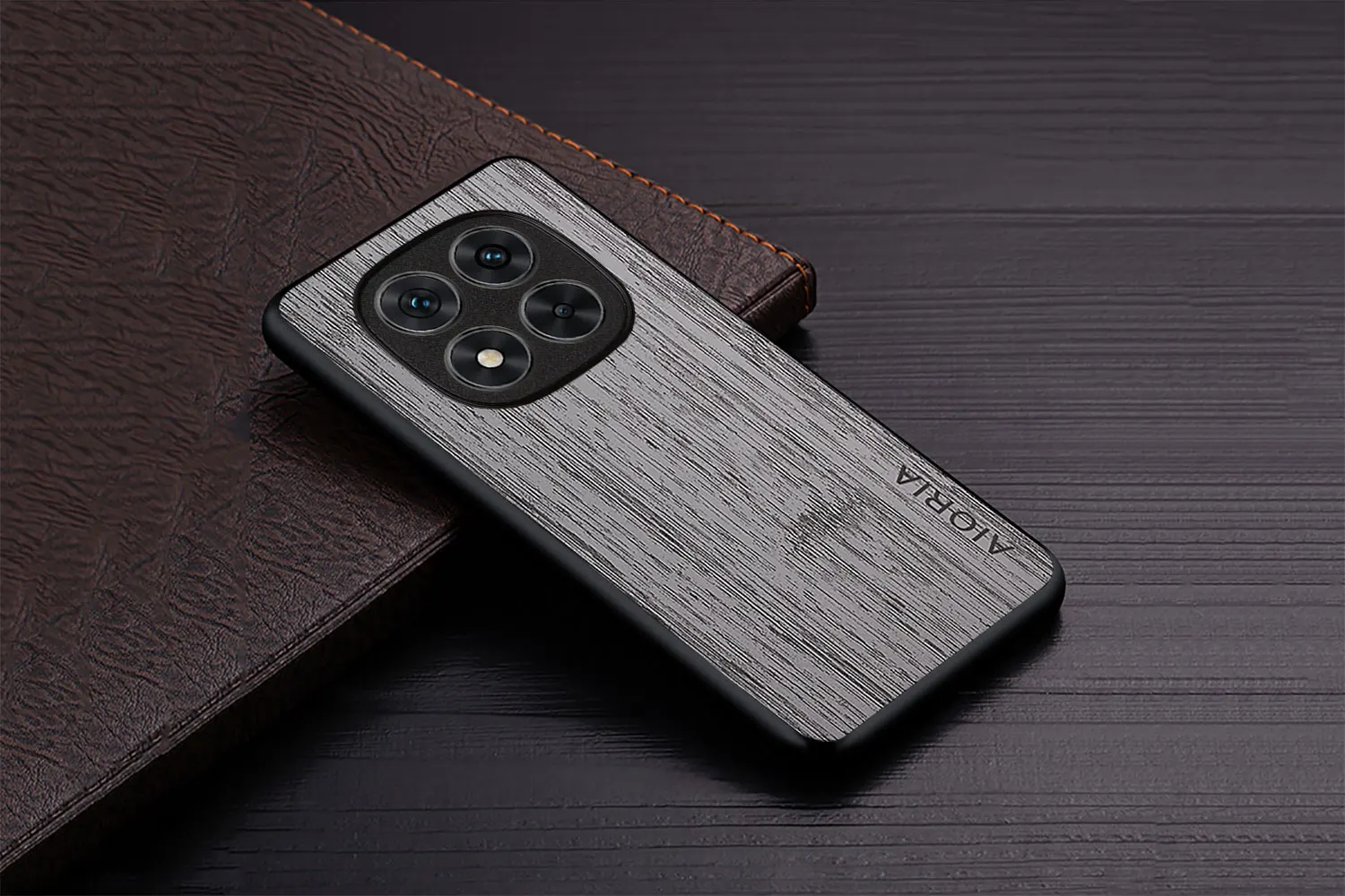 Case for Poco X6 Pro X7 Pro Poco M6 Pro Coque Bamboo Wood Pattern Leather Phone Cover Luxury Funda for Xiaomi Poco X6 Pro Case