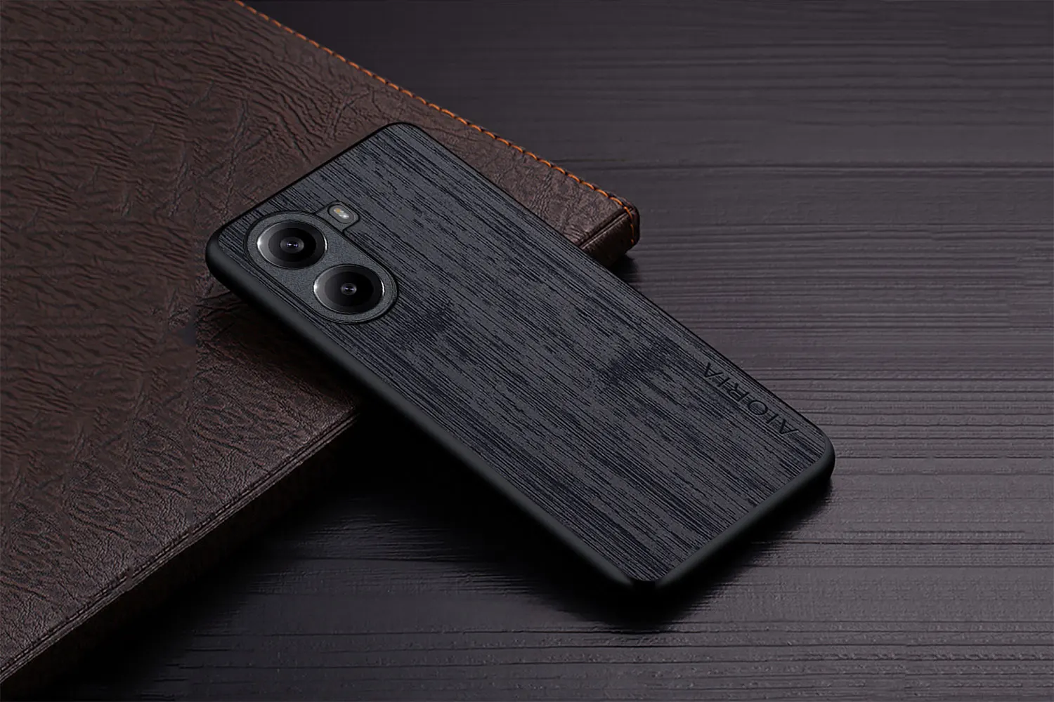 Case for Poco X6 Pro X7 Pro Poco M6 Pro Coque Bamboo Wood Pattern Leather Phone Cover Luxury Funda for Xiaomi Poco X6 Pro Case