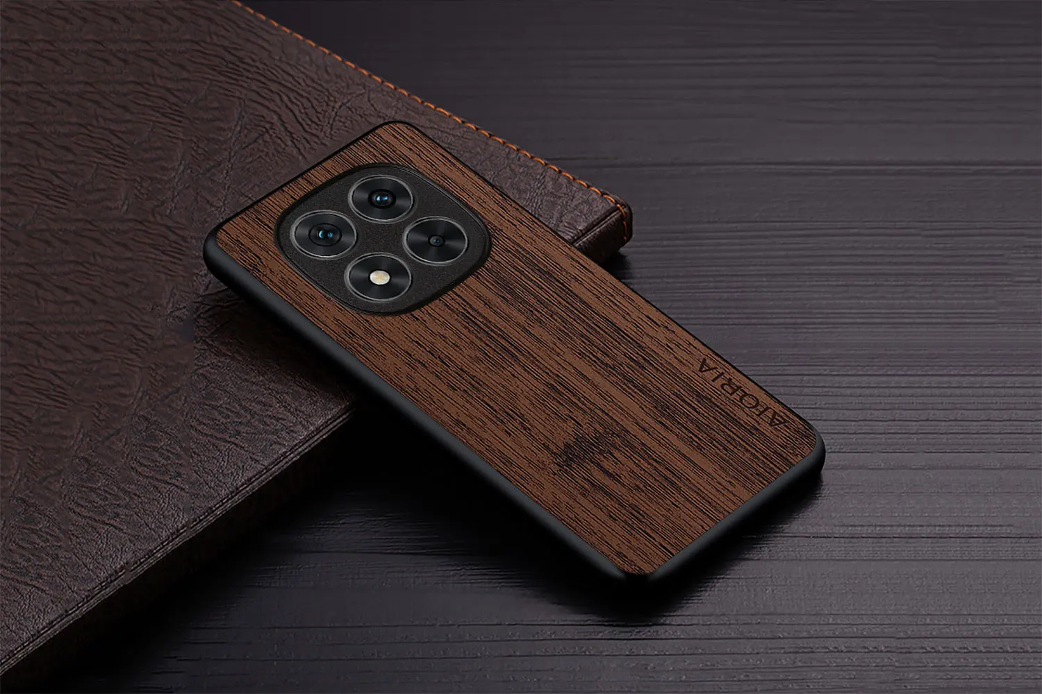Case for Poco X6 Pro X7 Pro Poco M6 Pro Coque Bamboo Wood Pattern Leather Phone Cover Luxury Funda for Xiaomi Poco X6 Pro Case