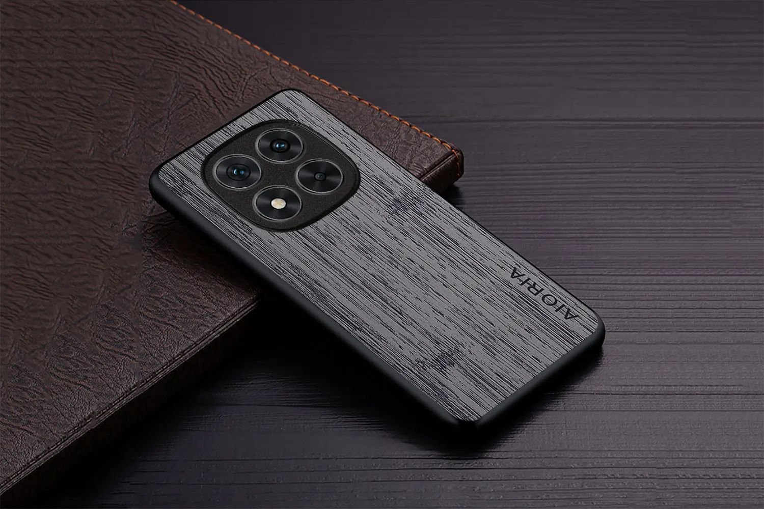 Case for Poco X6 Pro X7 Pro Poco M6 Pro Coque Bamboo Wood Pattern Leather Phone Cover Luxury Funda for Xiaomi Poco X6 Pro Case
