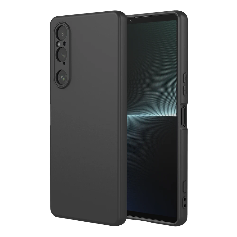 NewFlexibleLiquidSiliconeCaseForSonyXperia1VI10V5ProtectiveCoverBumperFundasCoqueCapaShell