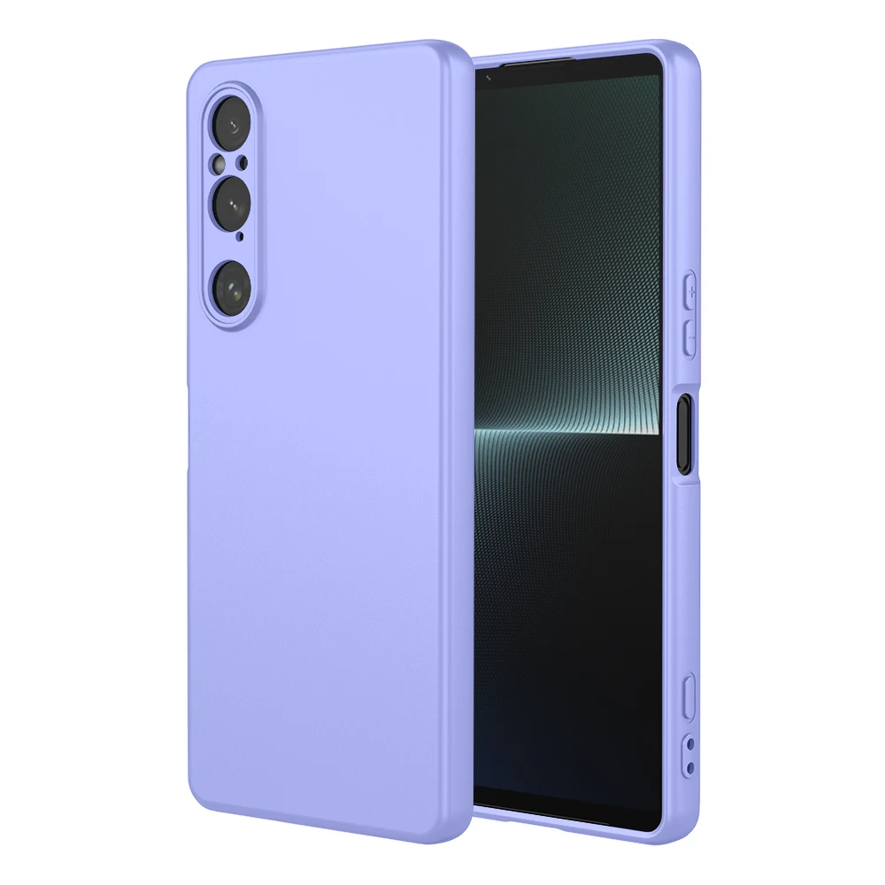 NewFlexibleLiquidSiliconeCaseForSonyXperia1VI10V5ProtectiveCoverBumperFundasCoqueCapaShell