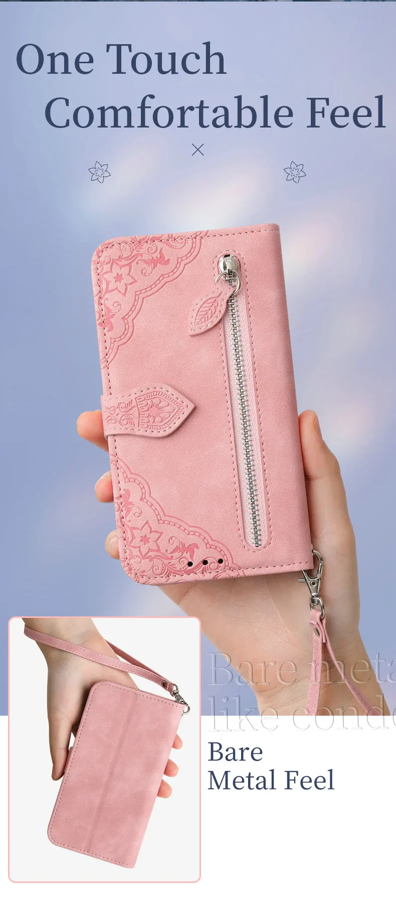 S25 S24 S23 Ultra S 26 S20 FE 5G Flip Case Zipper Card Texture Book Cover for Samsung Galaxy S21 Plus S22 S26 Ultra S 25 24 Capa
