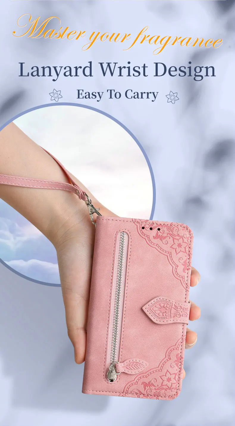 S25 S24 S23 Ultra S 26 S20 FE 5G Flip Case Zipper Card Texture Book Cover for Samsung Galaxy S21 Plus S22 S26 Ultra S 25 24 Capa