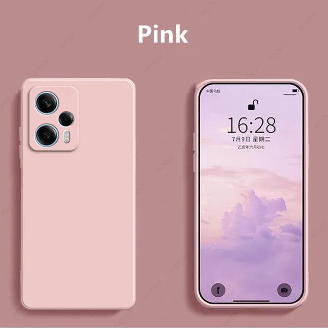 For Xiaomi Poco F5 Case For Poco F5 Cover Coque Shell Original Liquid Silicone Soft TPU Phone Funda Case For Poco F5 X5 Pro