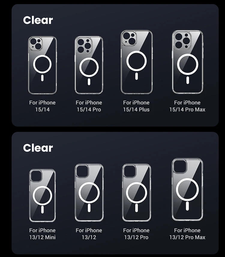 UGREEN Magnetic Case for iPhone 18 17 16 15 14 13 Pro Max Case Shockproof Cover for iPhone 16 Pro Max 18 pro Macsafe TPU Cases