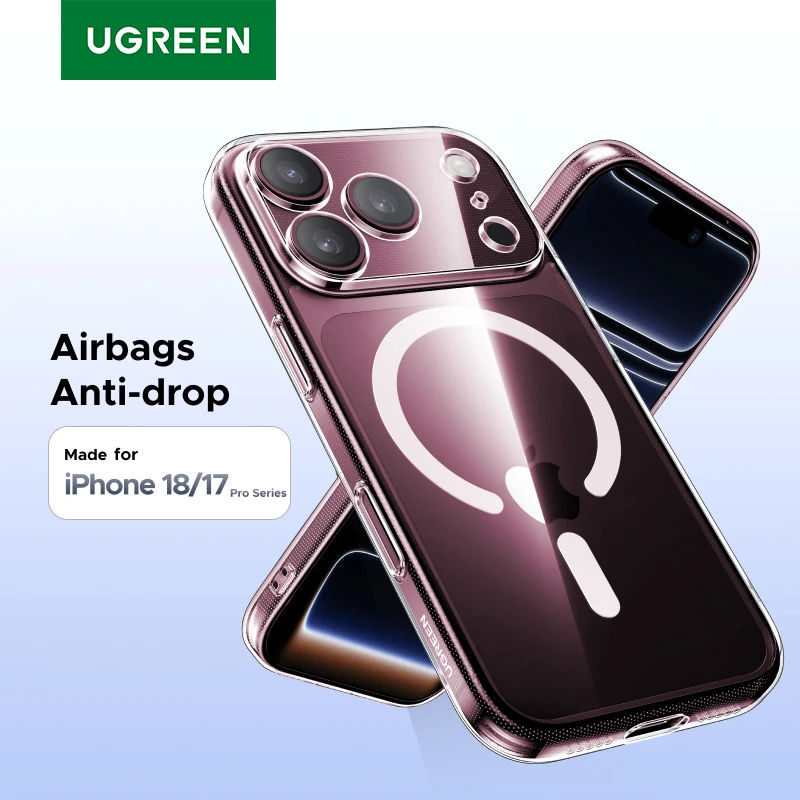 UGREEN Magnetic Case for iPhone 18 17 16 15 14 13 Pro Max Case Shockproof Cover for iPhone 16 Pro Max 18 pro Macsafe TPU Cases