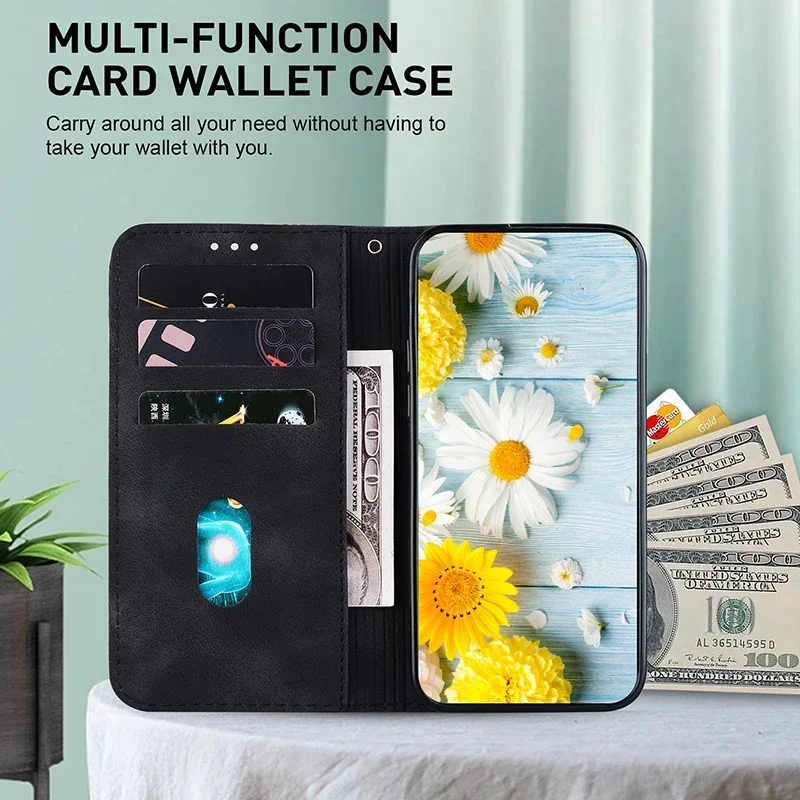 Stand Flip Wallet Case for OPPO Reno 6 5 4 Pro Plus Reno4 Lite 5K 4 Z 5z 5G 4G Leather Protect Cover