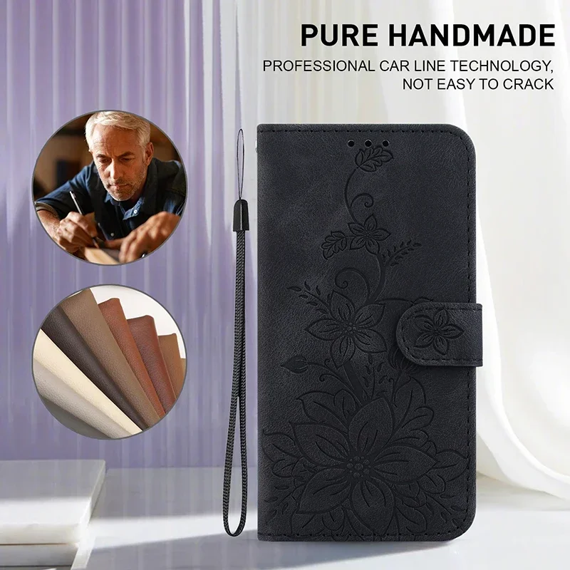 Stand Flip Wallet Case for OPPO Reno 6 5 4 Pro Plus Reno4 Lite 5K 4 Z 5z 5G 4G Leather Protect Cover