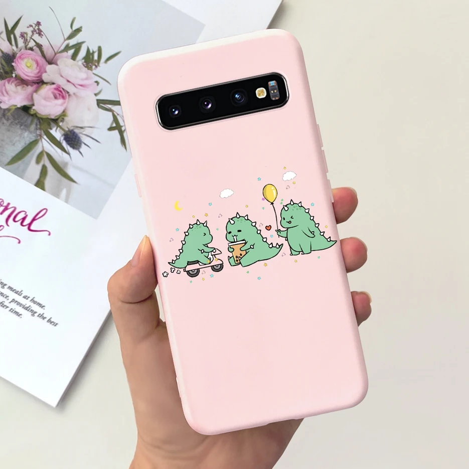 For Samsung Galaxy S10 S10e S10+ Case Cute Fashion Cartoon Cover Soft TPU Phone Case For Samsung S10 Plus S 10 Galaxy S10e Shell
