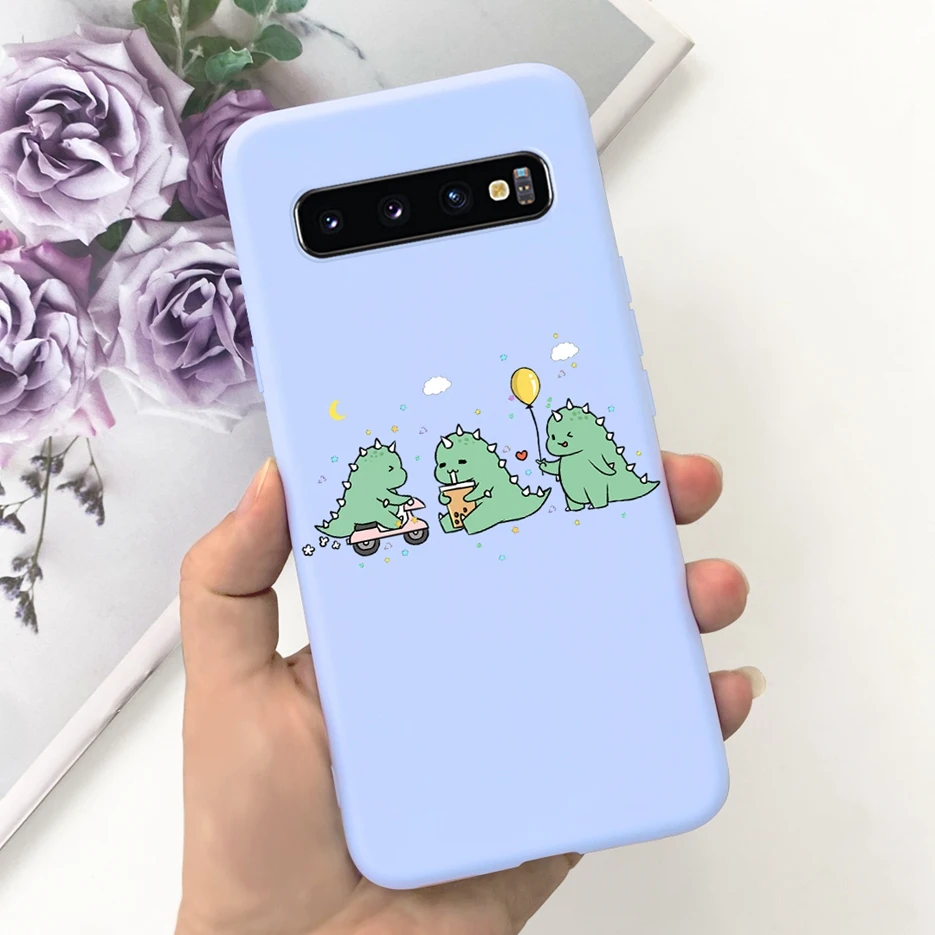 For Samsung Galaxy S10 S10e S10+ Case Cute Fashion Cartoon Cover Soft TPU Phone Case For Samsung S10 Plus S 10 Galaxy S10e Shell