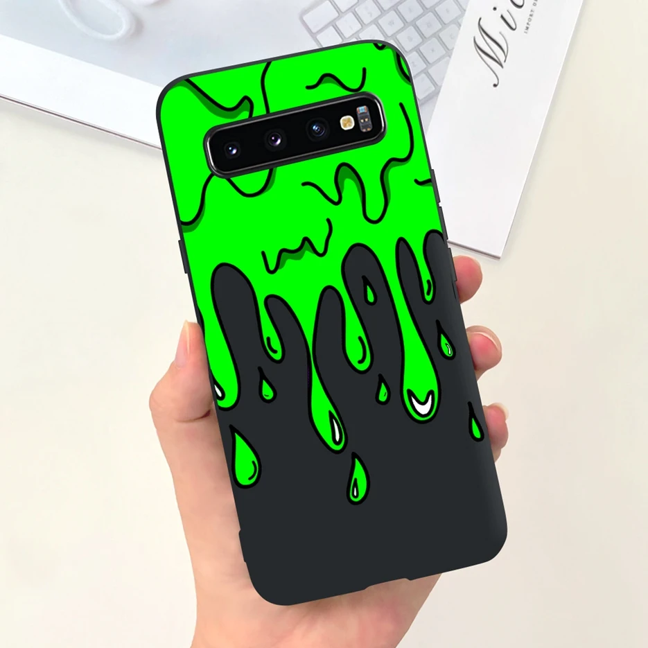 For Samsung Galaxy S10 S10e S10+ Case Cute Fashion Cartoon Cover Soft TPU Phone Case For Samsung S10 Plus S 10 Galaxy S10e Shell
