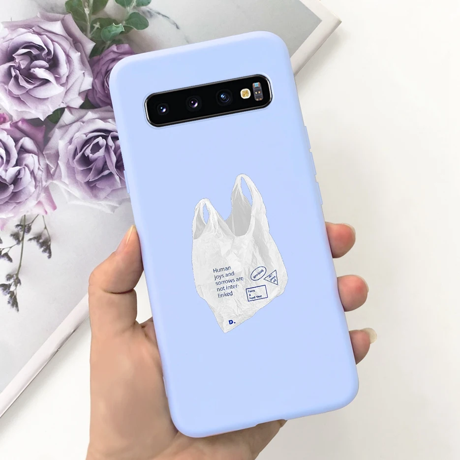 For Samsung Galaxy S10 S10e S10+ Case Cute Fashion Cartoon Cover Soft TPU Phone Case For Samsung S10 Plus S 10 Galaxy S10e Shell
