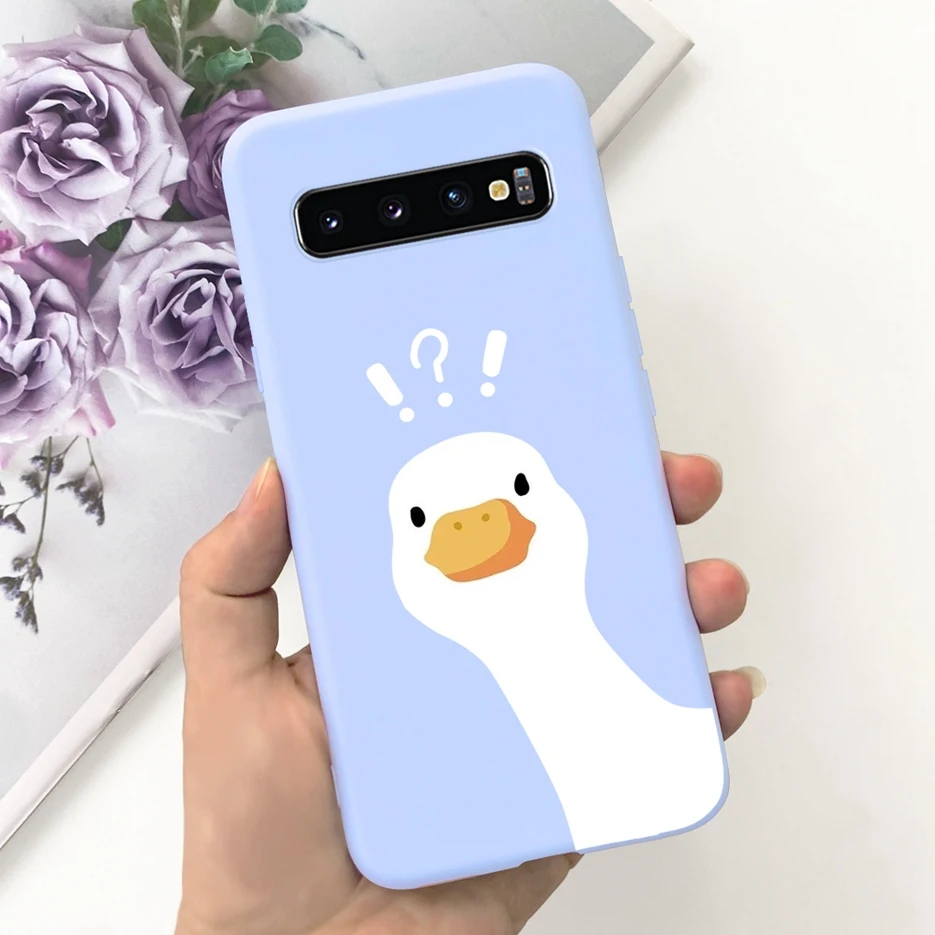 For Samsung Galaxy S10 S10e S10+ Case Cute Fashion Cartoon Cover Soft TPU Phone Case For Samsung S10 Plus S 10 Galaxy S10e Shell