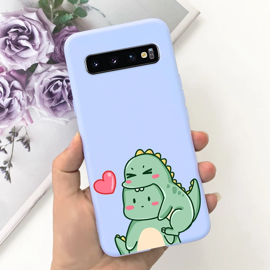 For Samsung Galaxy S10 S10e S10+ Case Cute Fashion Cartoon Cover Soft TPU Phone Case For Samsung S10 Plus S 10 Galaxy S10e Shell