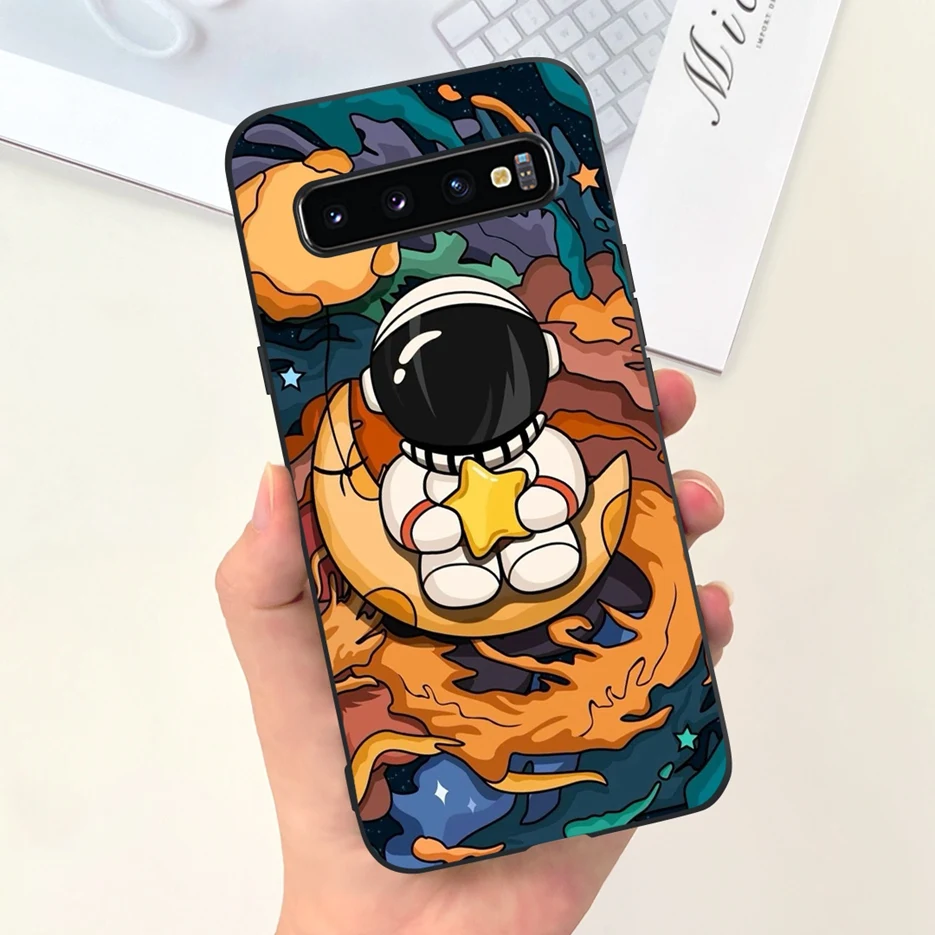 For Samsung Galaxy S10 S10e S10+ Case Cute Fashion Cartoon Cover Soft TPU Phone Case For Samsung S10 Plus S 10 Galaxy S10e Shell