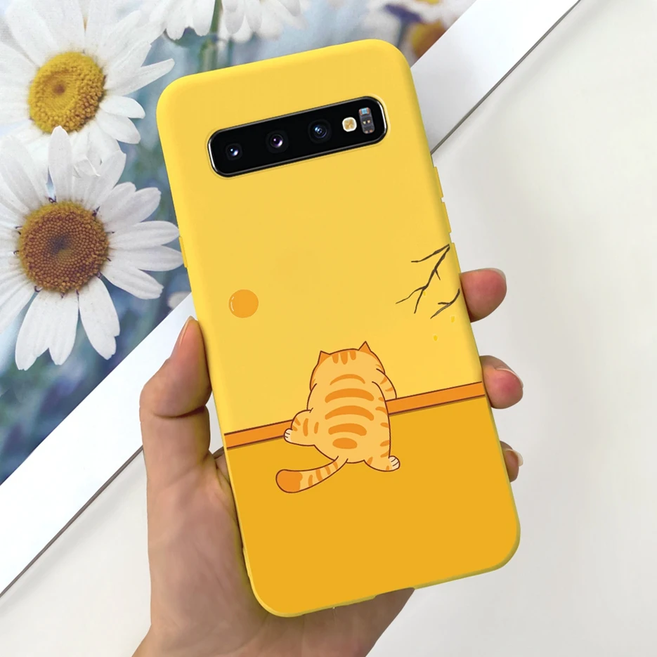 For Samsung Galaxy S10 S10e S10+ Case Cute Fashion Cartoon Cover Soft TPU Phone Case For Samsung S10 Plus S 10 Galaxy S10e Shell