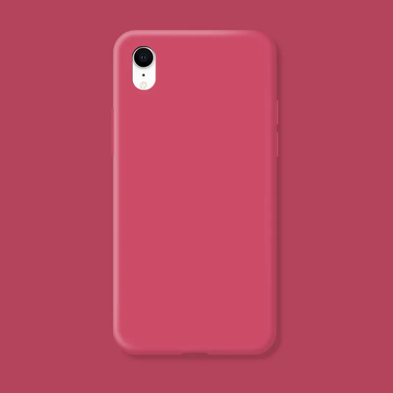 Original Case For iphone XR X R Shockproof TPU Liquid Silicone Protective Phone Back Cover for iphone XR Case