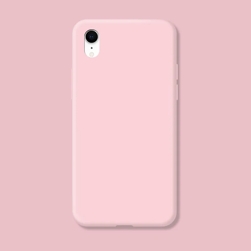 Original Case For iphone XR X R Shockproof TPU Liquid Silicone Protective Phone Back Cover for iphone XR Case