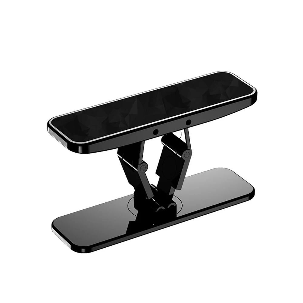 Luxury Mini Phone Holder Metal Folding Phone Stand Invisible 360° Rotate Mobile Phone Kickstand Holder Desk Phones Bracket Mount