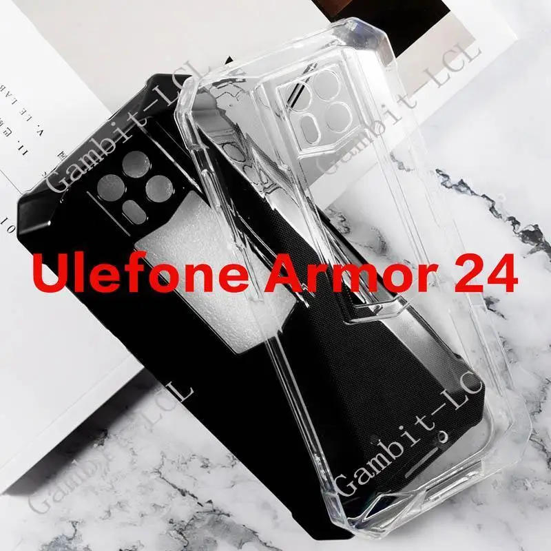 For Ulefone Armor 24 Armor24 Pro 6.78" 2023 Silicone Smartphone Phone Protective Back Shell Soft TPU Case