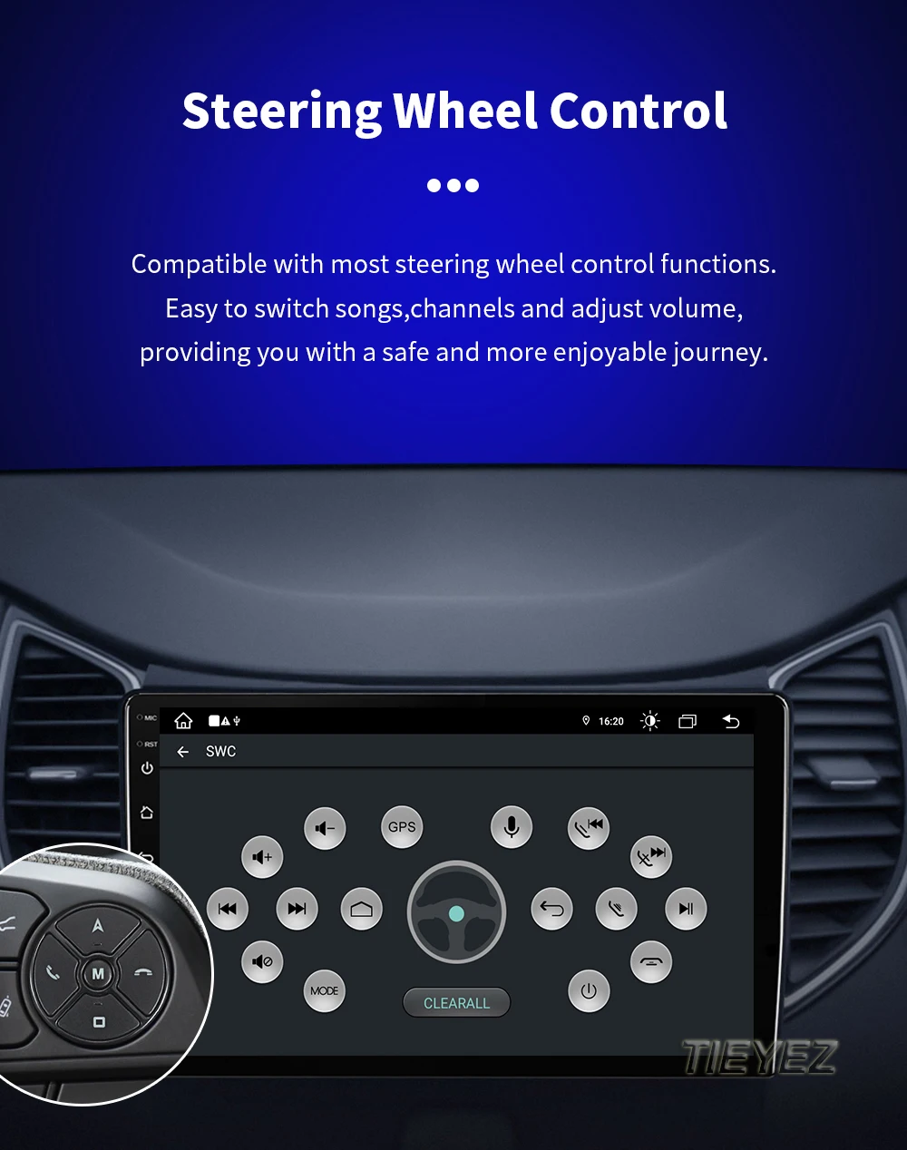 Android 16 Carplay Auto For Iveco Daily 2006-2018 Car Radio Multimedia Video Player 5G Wifi GPS Navigation Head Unit