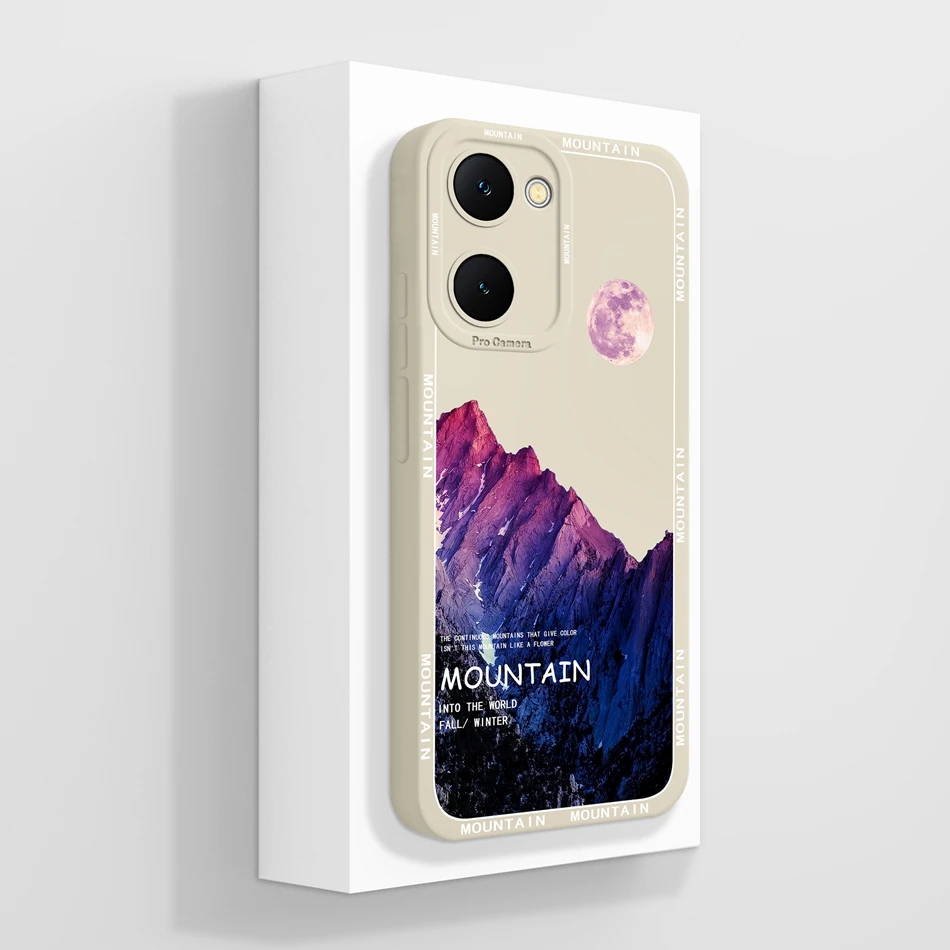 Case For Vivo Y03 4G Fun Panda Full Coverage Bumper Soft Liquid Silicone Funda For Vivo Y 03 Model V2332 Phone Back Covers Coque