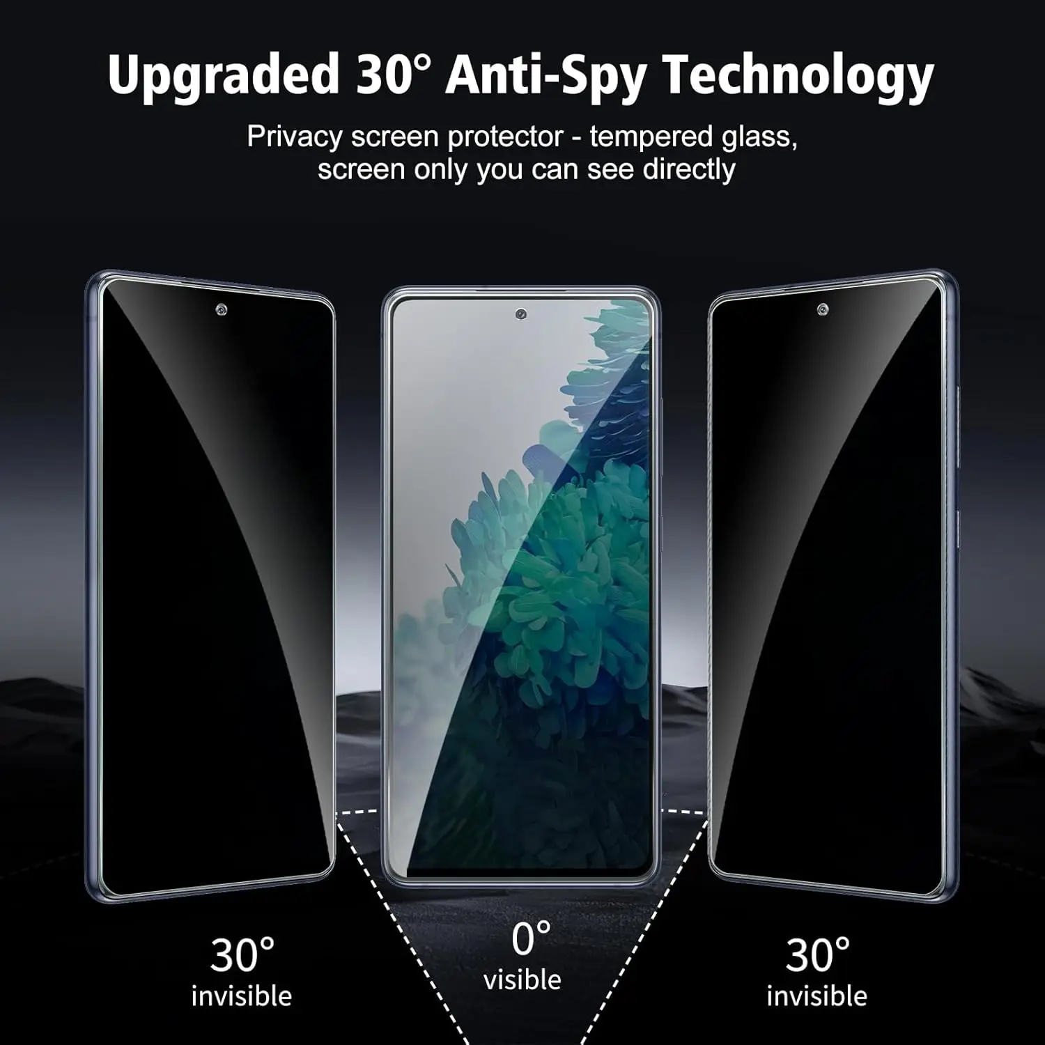 For Samsung Galaxy S20 FE Anti Spy Protector Privacy Screen Tempered Glass