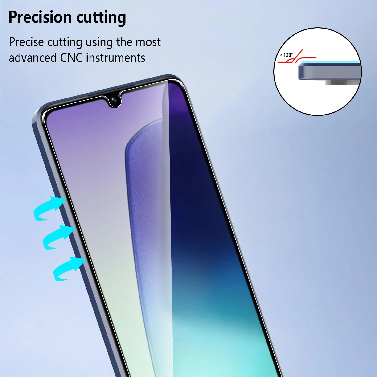Screen Protector for Redmi 14C 6.88 inch Tempered Glass Crystal HD 9H Transparent Anti Scratch Case Friendly High Aluminum