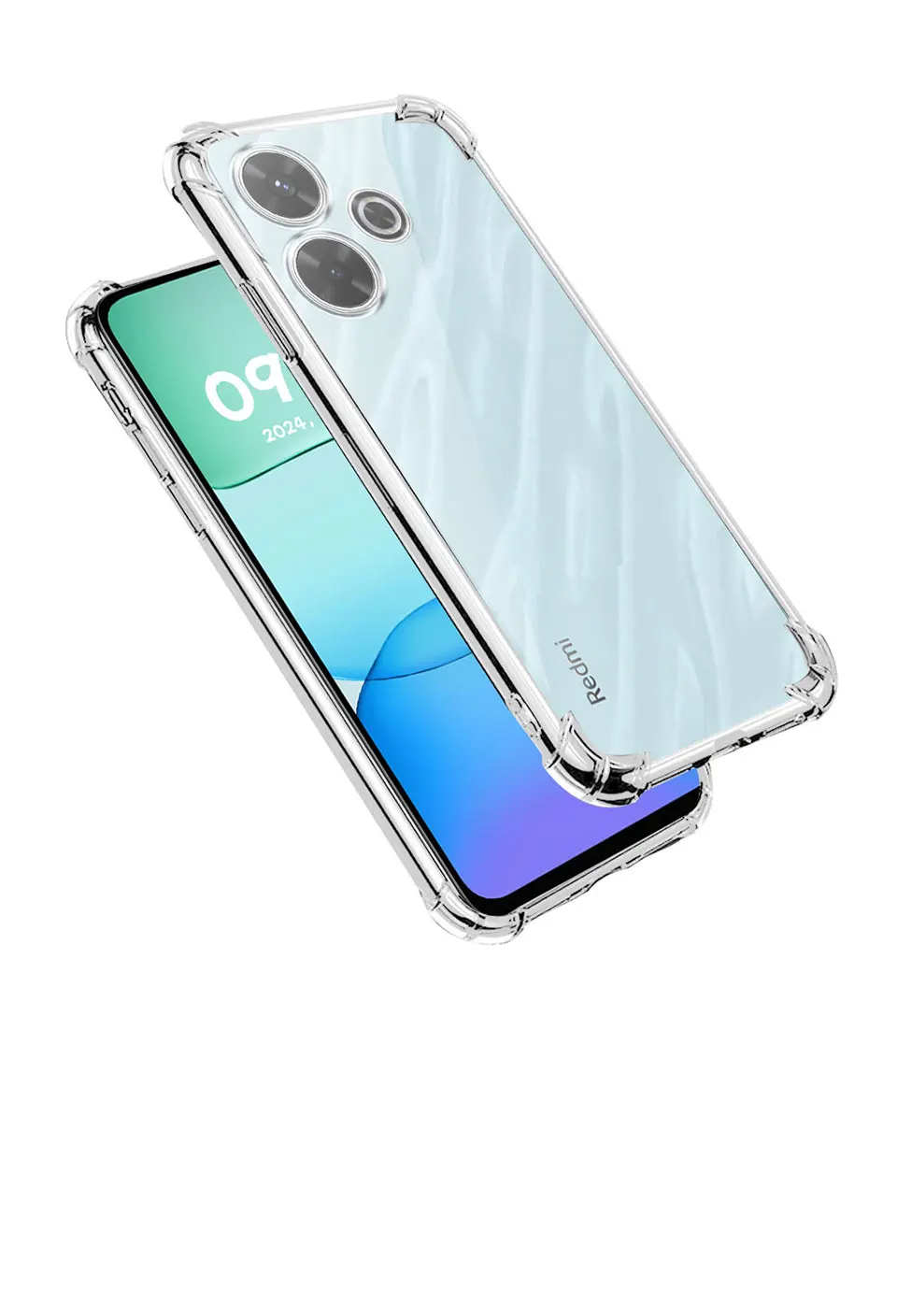 For Redmi 13 4G Case Silicone Soft Bumper Cover For Redmi 13 5G Clear Shockproof Airbag TPU Phone Case For Xiaomi Redmi13 Funda