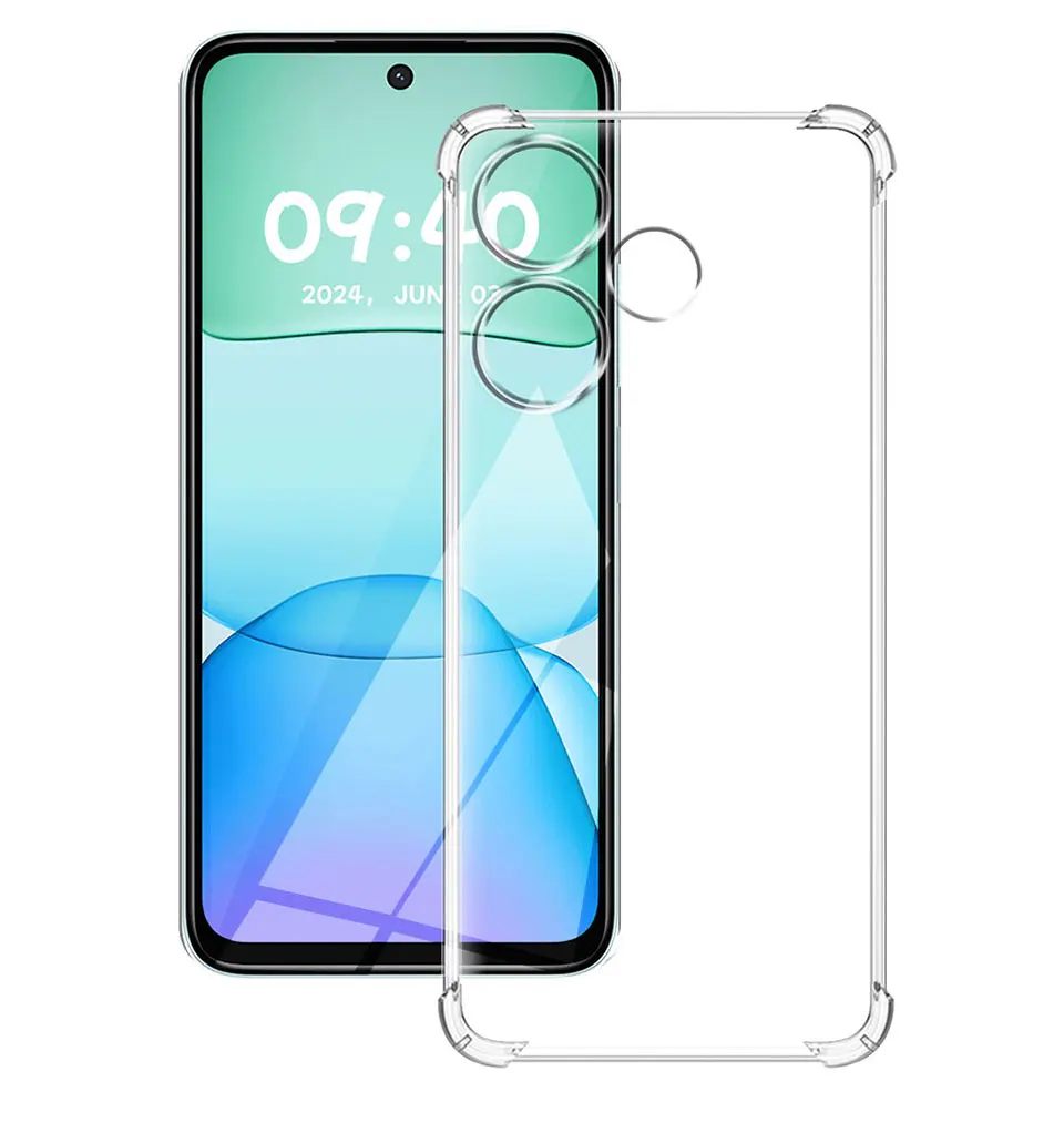 For Redmi 13 4G Case Silicone Soft Bumper Cover For Redmi 13 5G Clear Shockproof Airbag TPU Phone Case For Xiaomi Redmi13 Funda