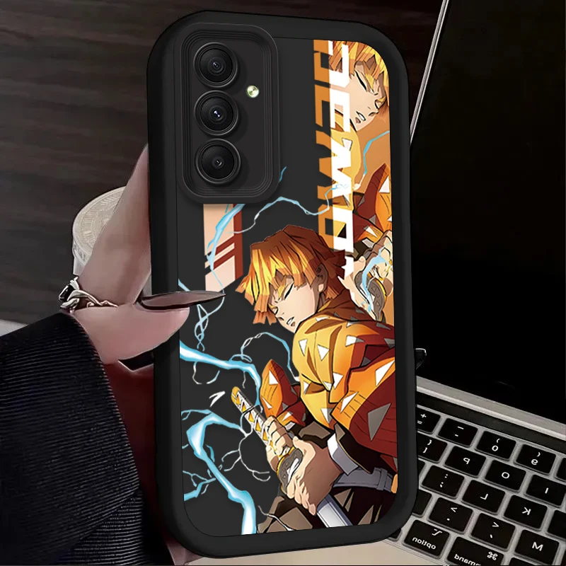 Anime Demon Slayer Case for Samsung Galaxy A35 A55 A15 A25 A16 A06 A05 A05S A24 A13 A23 A12 A22 A32 A52 A71 A51 4G Soft Cover