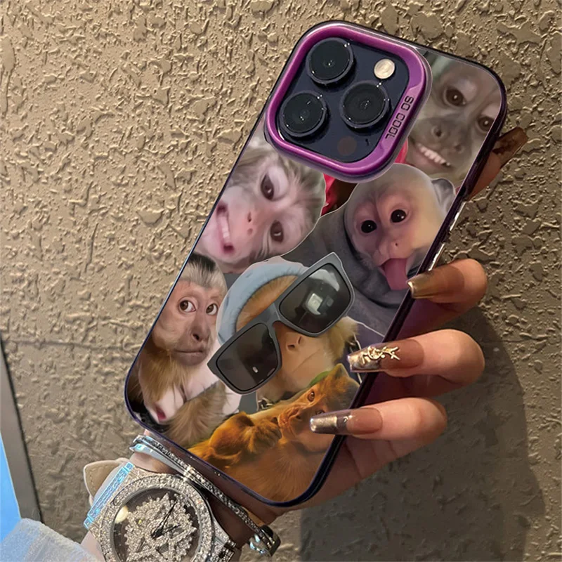 New Creative Monkey Pattern Phone Case For iPhone 18 17 16 Pro Max Air 17E 16E 15 14 13 12 11 Pro 16 Plus Shockproof Back Cover