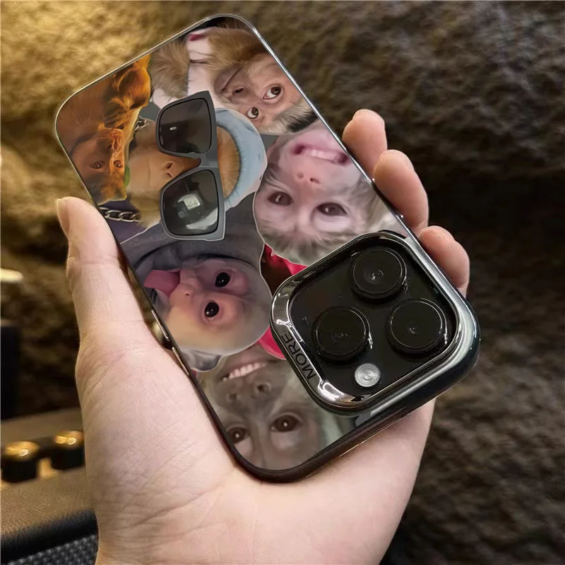 New Creative Monkey Pattern Phone Case For iPhone 18 17 16 Pro Max Air 17E 16E 15 14 13 12 11 Pro 16 Plus Shockproof Back Cover
