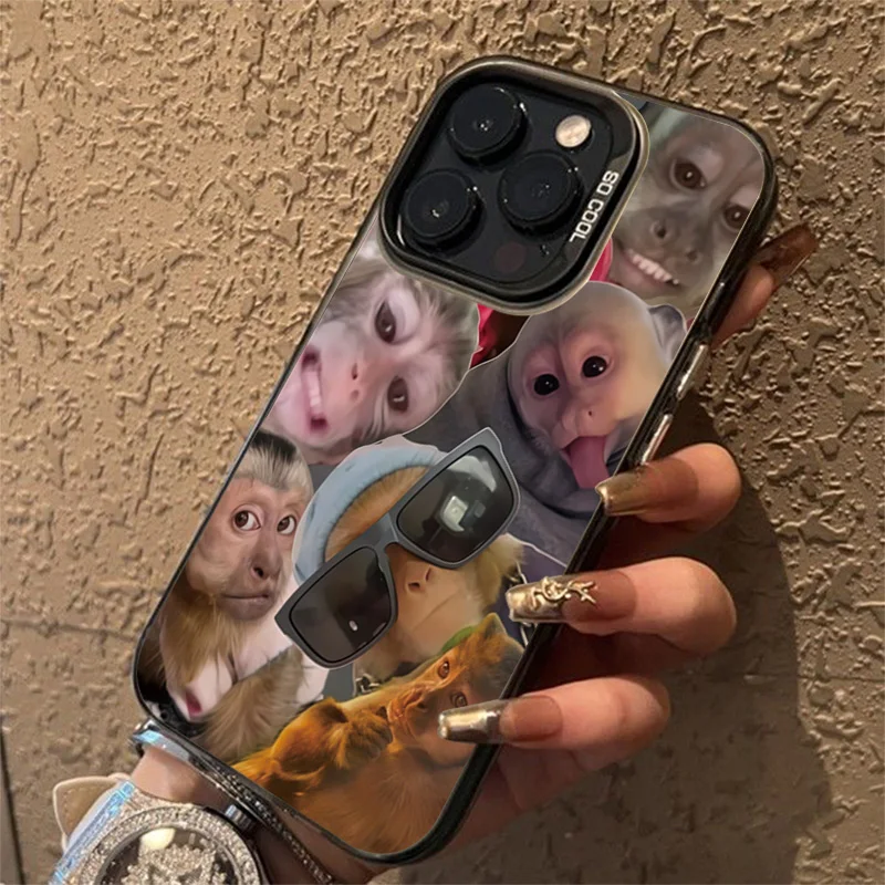 New Creative Monkey Pattern Phone Case For iPhone 18 17 16 Pro Max Air 17E 16E 15 14 13 12 11 Pro 16 Plus Shockproof Back Cover