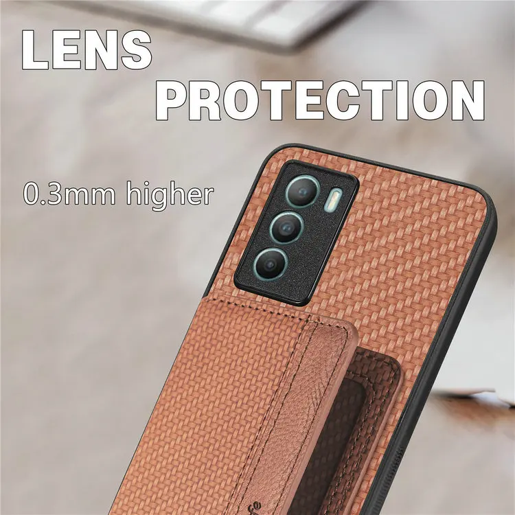 Reno 16 Pro 13 F 14 FS 5G Leather Card RFID Back Funda for OPPO Reno 14 F Case Phone 14FS 12F 10 8 7 14F 13F 12 13A Magnet Cover