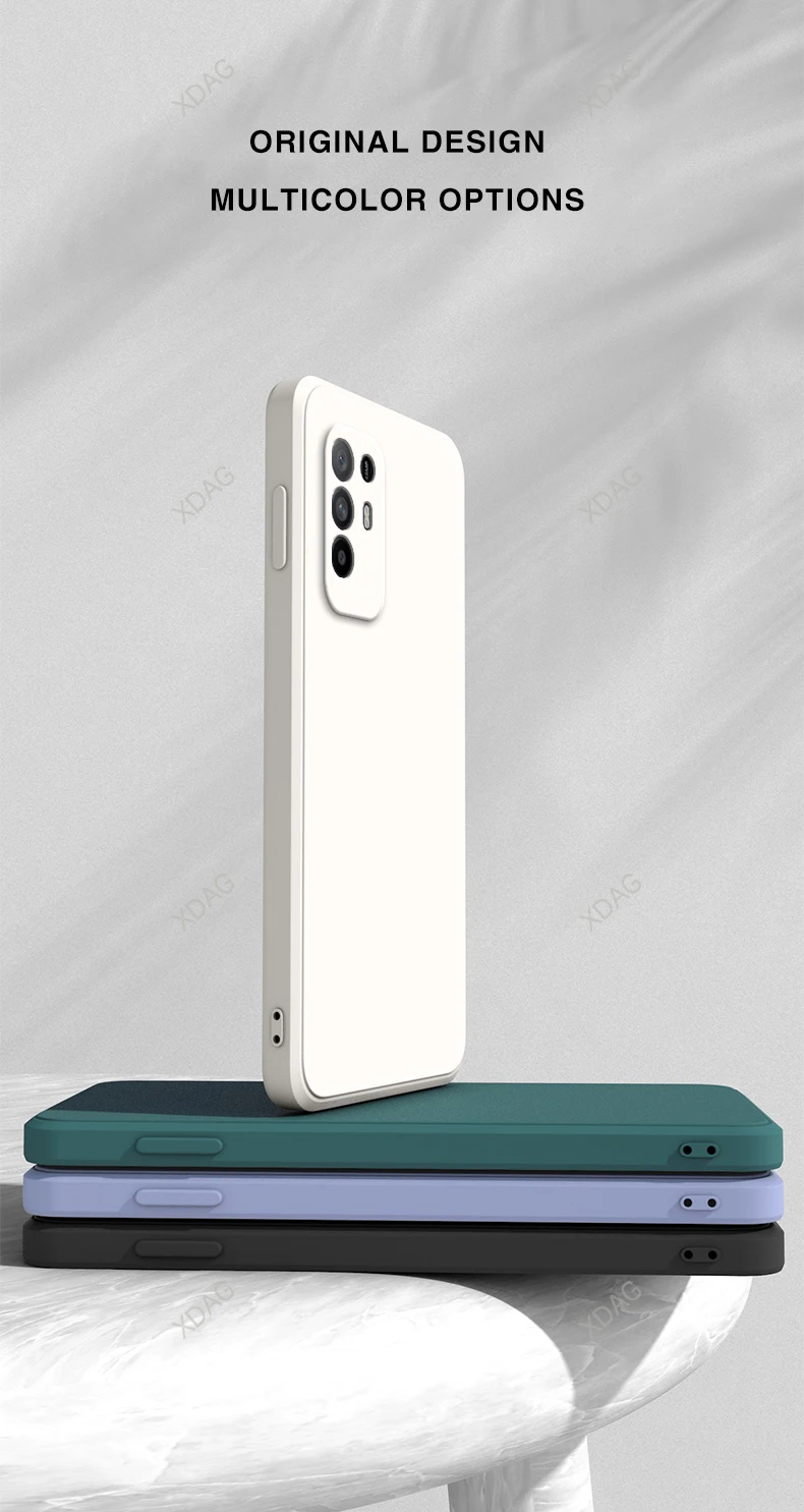 Coque Square Phone Case for OPPO Reno5 Z Reno 5Z 5G 6.43" CPH2211 Original Funda Liquid Silicone Lens Protection Soft Back Cover