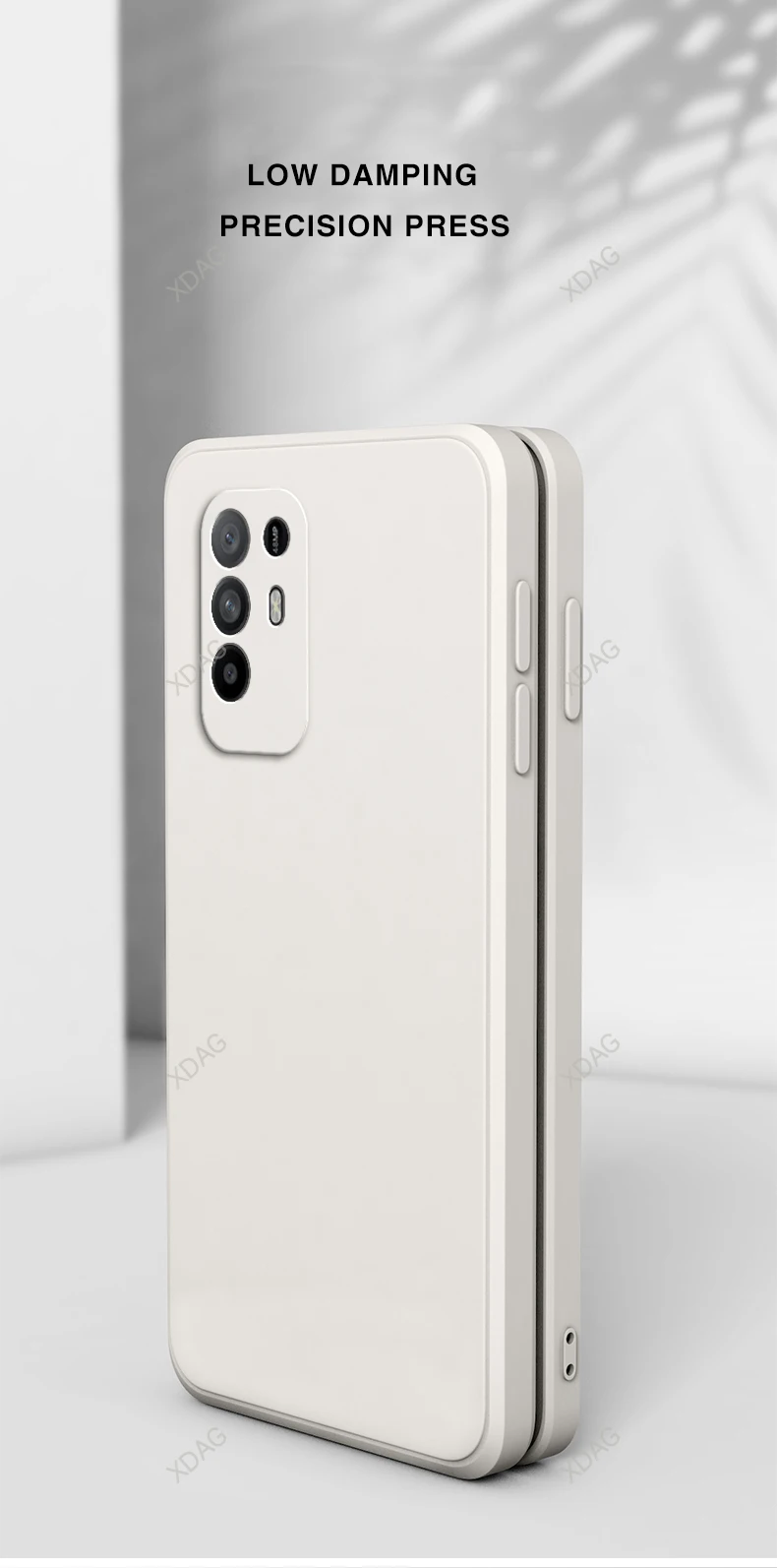 Coque Square Phone Case for OPPO Reno5 Z Reno 5Z 5G 6.43" CPH2211 Original Funda Liquid Silicone Lens Protection Soft Back Cover