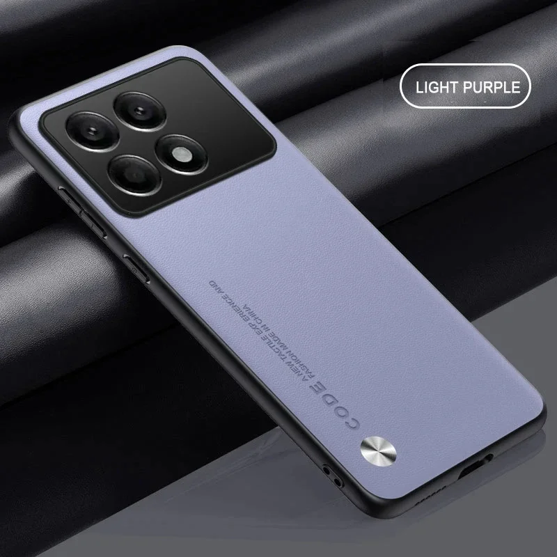 Case for Poco X6 X7 Pro Luxury PU Leather Shockproof Silicone Fundas for Xiaomi Poco X5 Pro Cover Protection Back Phone Coque
