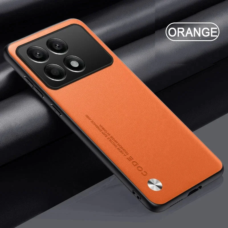 Case for Poco X6 X7 Pro Luxury PU Leather Shockproof Silicone Fundas for Xiaomi Poco X5 Pro Cover Protection Back Phone Coque